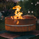 GrillSymbol Corten Steel Fire Pit Lucas MIDSUMMER SPECIAL OFFER