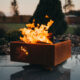 GrillSymbol Corten Steel Fire Pit Piazza GrillSymbol Corten Steel Fire Pit Piazza