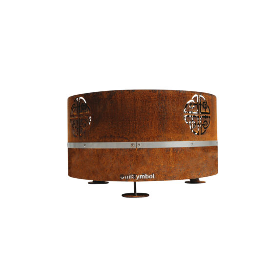 GrillSymbol Corten Steel Fire Pit Lucas Mini, ø 60 cm + lid