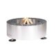 GrillSymbol Stainless Steel Fire Pit Luna Silver