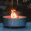 GrillSymbol Stainless Steel Fire Pit Luna Silver- 1 pcs with super price!
