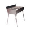 GrillSymbol Charcoal Grill Naked Chef XXL Silver