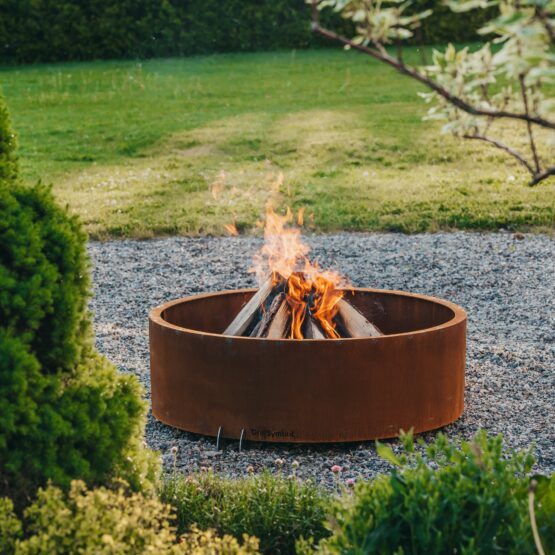 GrillSymbol Corten Steel Fire Pit Elias, ø 88 cm