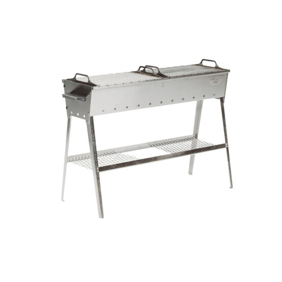 GrillSymbol Charcoal Grill Naked Chef XL Silver