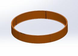 Petteri Wiimaa Corten Planter-Fire Pit Base, H30 cm, ø 200 cm