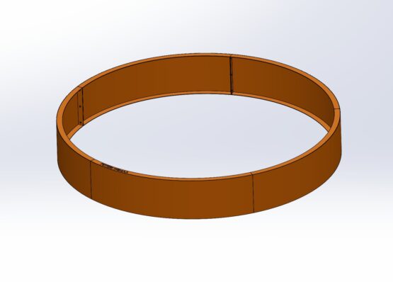 Petteri Wiimaa Corten Planter-Fire Pit Base, H30 cm, ø 200 cm