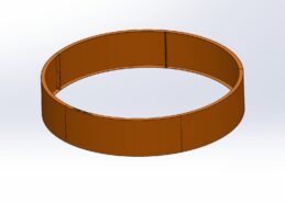 Petteri Wiimaa Corten Planter-Fire Pit Base, H40 cm, ø 200 cm