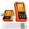 GrillSymbol Wireless Meat Thermometer, With 4 Probes