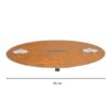 GrillSymbol Lid for Fire Pit Elias, Legend