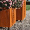 GrillSymbol Corten Steel Planter Fat Ballerina XL, 58x58x67cm SPECIAL PRICE