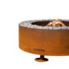 GrillSymbol Corten Steel Fire Pit Luna + GIFTS