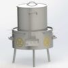 GrillSymbol Soup Station with Gas Burner 70 L