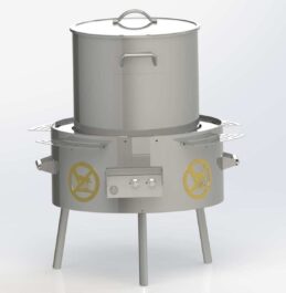 GrillSymbol Soup Station with Gas Burner 70 L