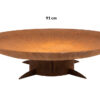 GrillSymbol Corten Steel Fire Pit Chiaro XL, ø 91 cm