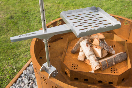 GrillSymbol Cor-Ten Steel Fire Pit Legend XL