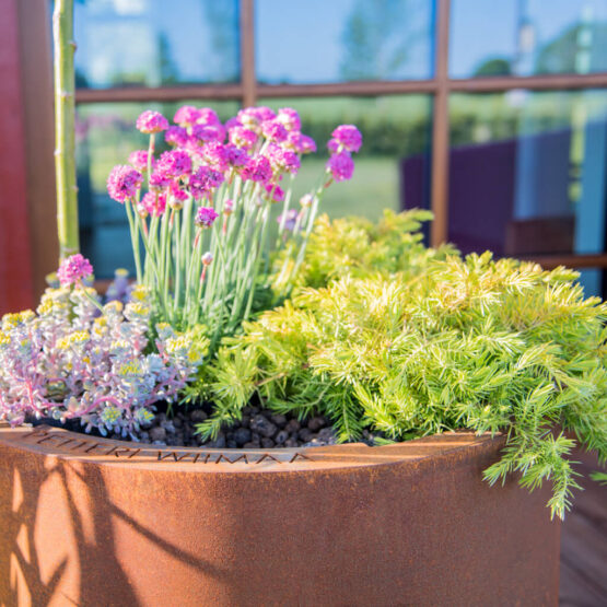 GrillSymbol Corten Steel Planter Myy, ø 53 cm