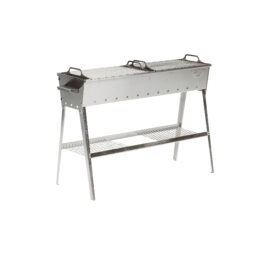 GrillSymbol Charcoal Grill Naked Chef Silver