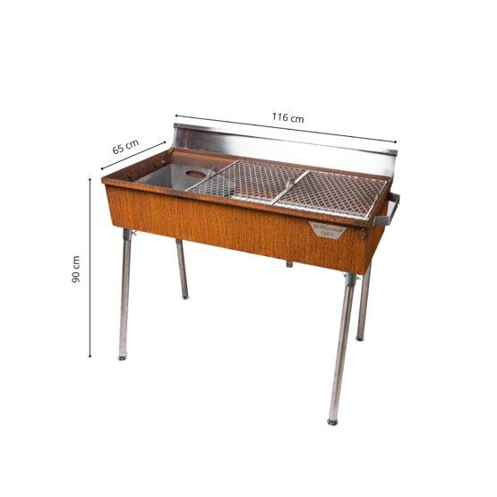 GrillSymbol Charcoal Grill Naked Chef-XXL