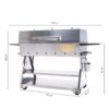GrillSymbol Charcoal Grill Chef XXL Silver