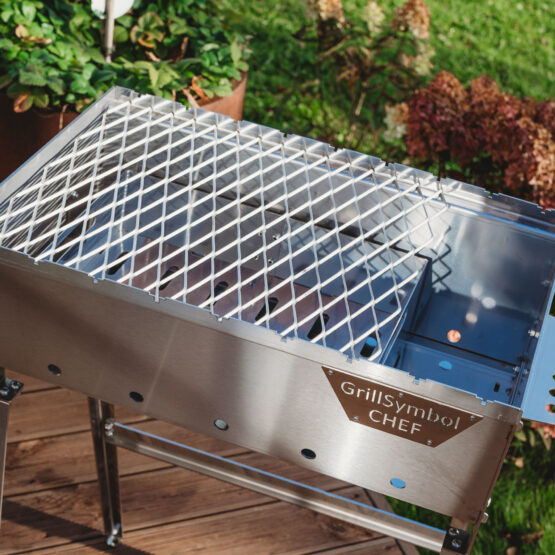 GrillSymbol Charcoal Grill Naked Chef XS Silver GrillSymbol Charcoal Grill Naked Chef XS Silver