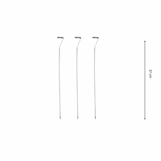 GrillSymbol Skewers 3 pcs x 37 cm