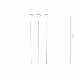 GrillSymbol Skewers 3 pcs x 47 cm