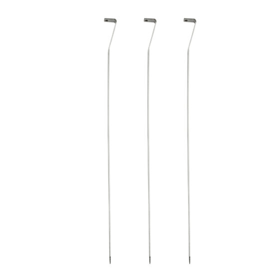 GrillSymbol Skewers 3 pcs x 77 cm