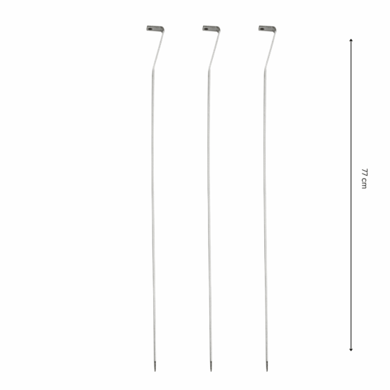GrillSymbol Skewers 3 pcs x 77 cm
