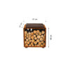 GrillSymbol Corten Steel Firewood Rack Enzo Rack-S GrillSymbol Corten Steel Firewood Rack Enzo Rack-S