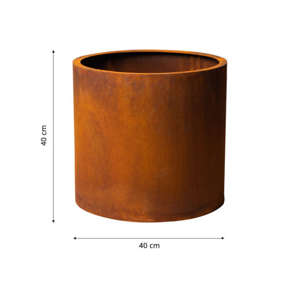 GrillSymbol Corten Steel Planter Myy-S, ø 40 cm