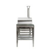 GrillSymbol Wood Fired Pizza Oven with Stand and Side Table Pizzo-XL-Set-inox GrillSymbol Wood Fired Pizza Oven with Stand and Side Table Pizzo-XL-Set-inox