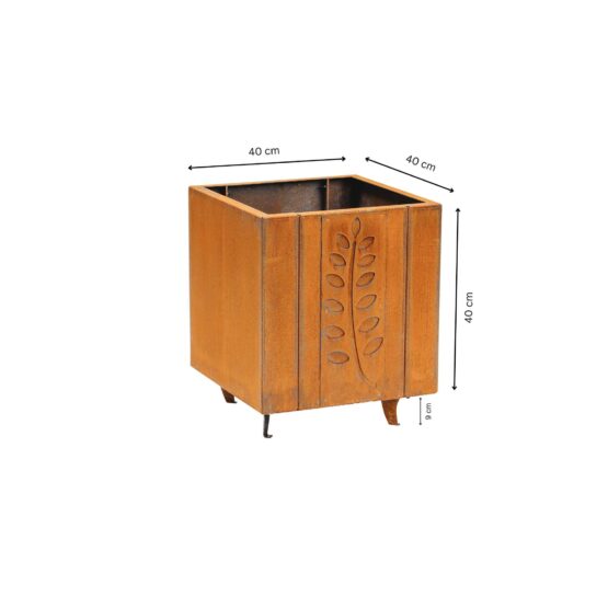 GrillSymbol Corten Steel Planter Fat Ballerina M, 40x40x49 cm GrillSymbol Corten Steel Planter Fat Ballerina M, 40x40x49 cm