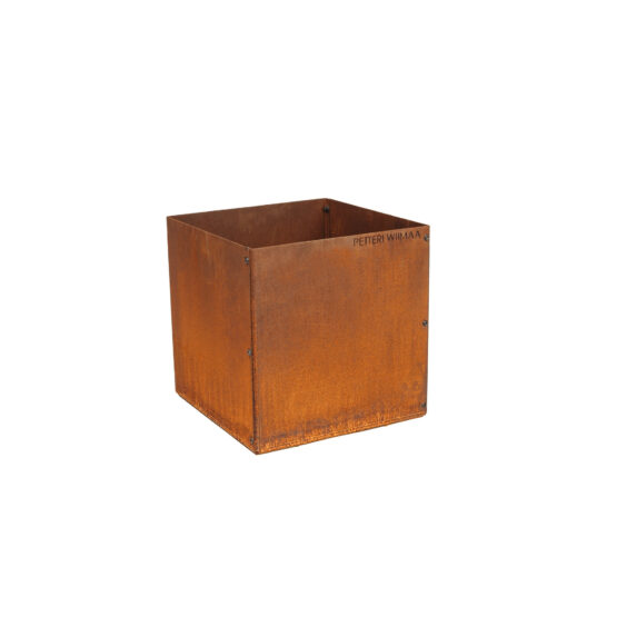 GrillSymbol Corten Steel Planter Fiora L, 40x40x40 cm