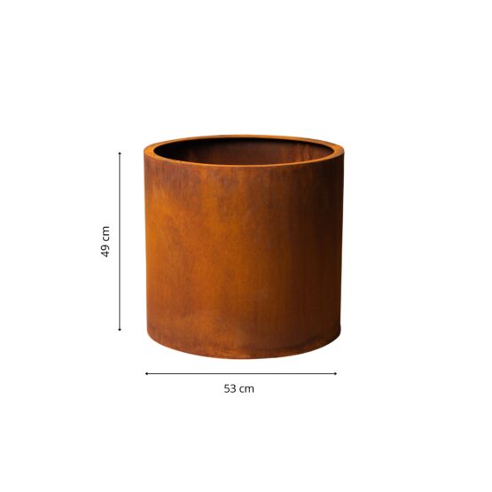 GrillSymbol Corten Steel Planter Myy, ø 53 cm