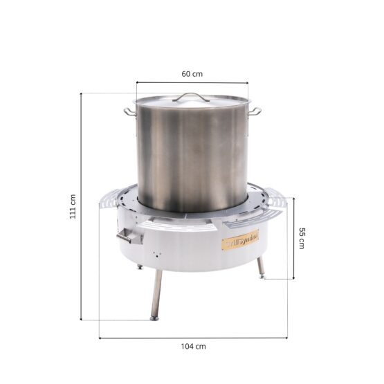 GrillSymbol Soup Station with Gas Burner 160 L