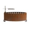 GrillSymbol Cor-Ten Steel Fire Pit Legend XL