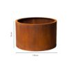 GrillSymbol Corten Steel Planter Mia 3XL GrillSymbol Corten Steel Planter Mia 3XL