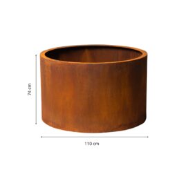 GrillSymbol Corten Steel Planter Mia 3XL GrillSymbol Corten Steel Planter Mia 3XL