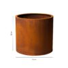 GrillSymbol Corten Steel Planter Myy XL GrillSymbol Corten Steel Planter Myy XL
