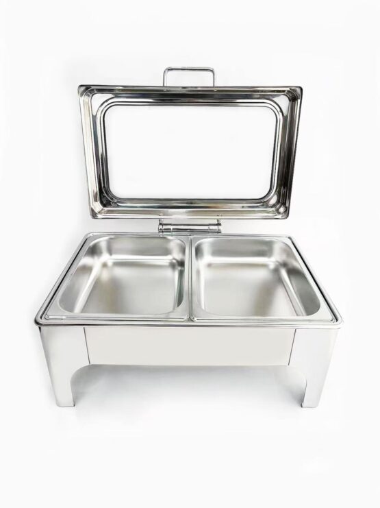 GrillSymbol Chafing Dish 1/1, Glass Lid CD-Glass GrillSymbol Chafing Dish 1/1, Glass Lid CD-Glass