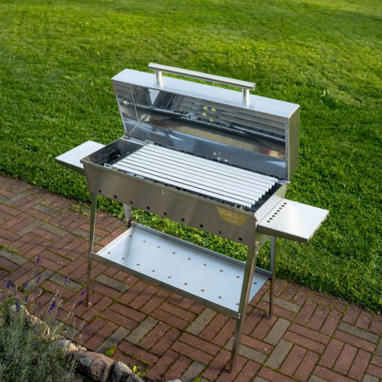 GrillSymbol Charcoal Grill Chef Silver