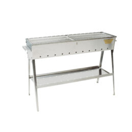 GrillSymbol Charcoal Grill Naked Chef XL Silver