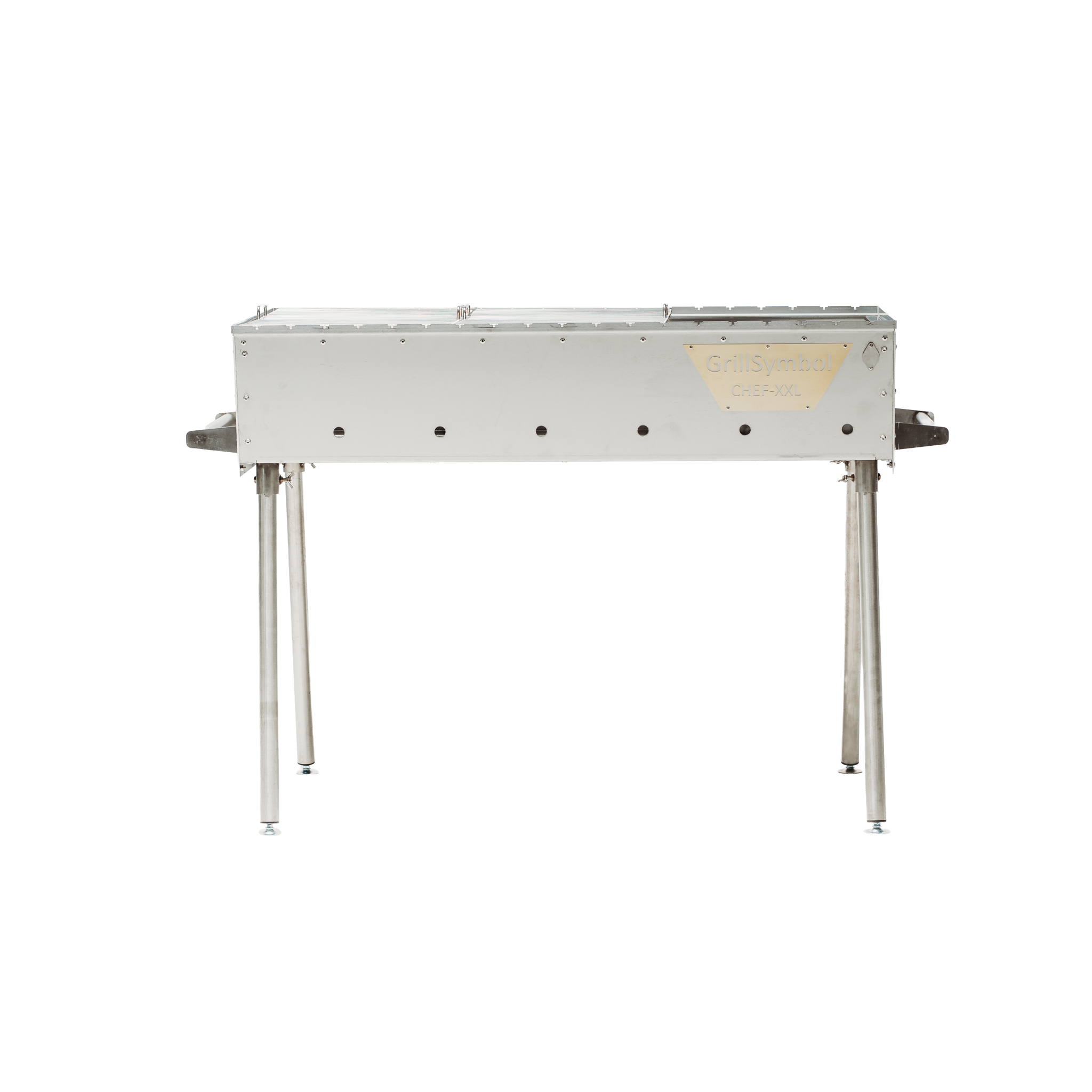 GrillSymbol Charcoal Grill Naked Chef XXL Silver GrillSymbol Charcoal Grill Naked Chef XXL Silver