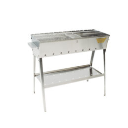 GrillSymbol Charcoal Grill Naked Chef Silver